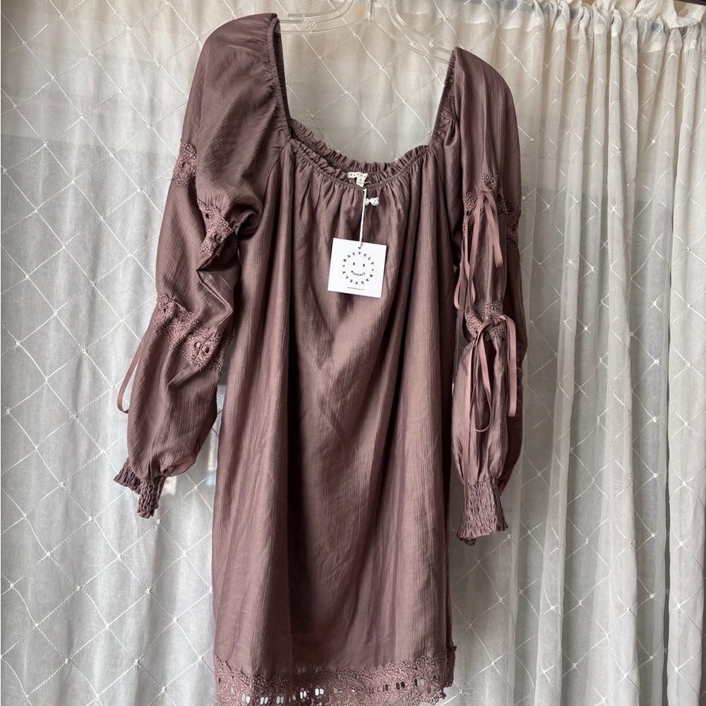 Baeverly Boho Dress with Lace Details